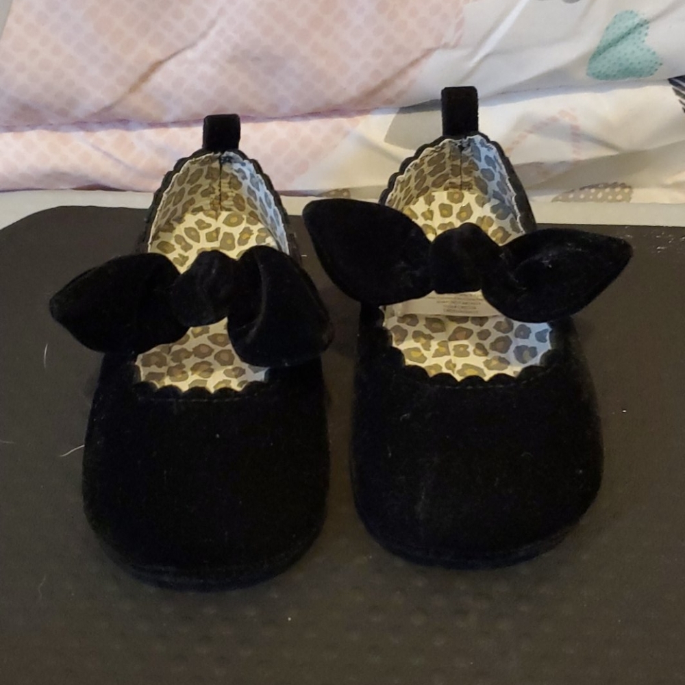Black dress shoes girls toddler